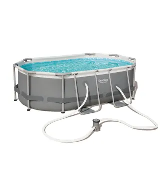 PISCINE BESTWAY POWER STEEL OVALE 3,05x2,00x0,84