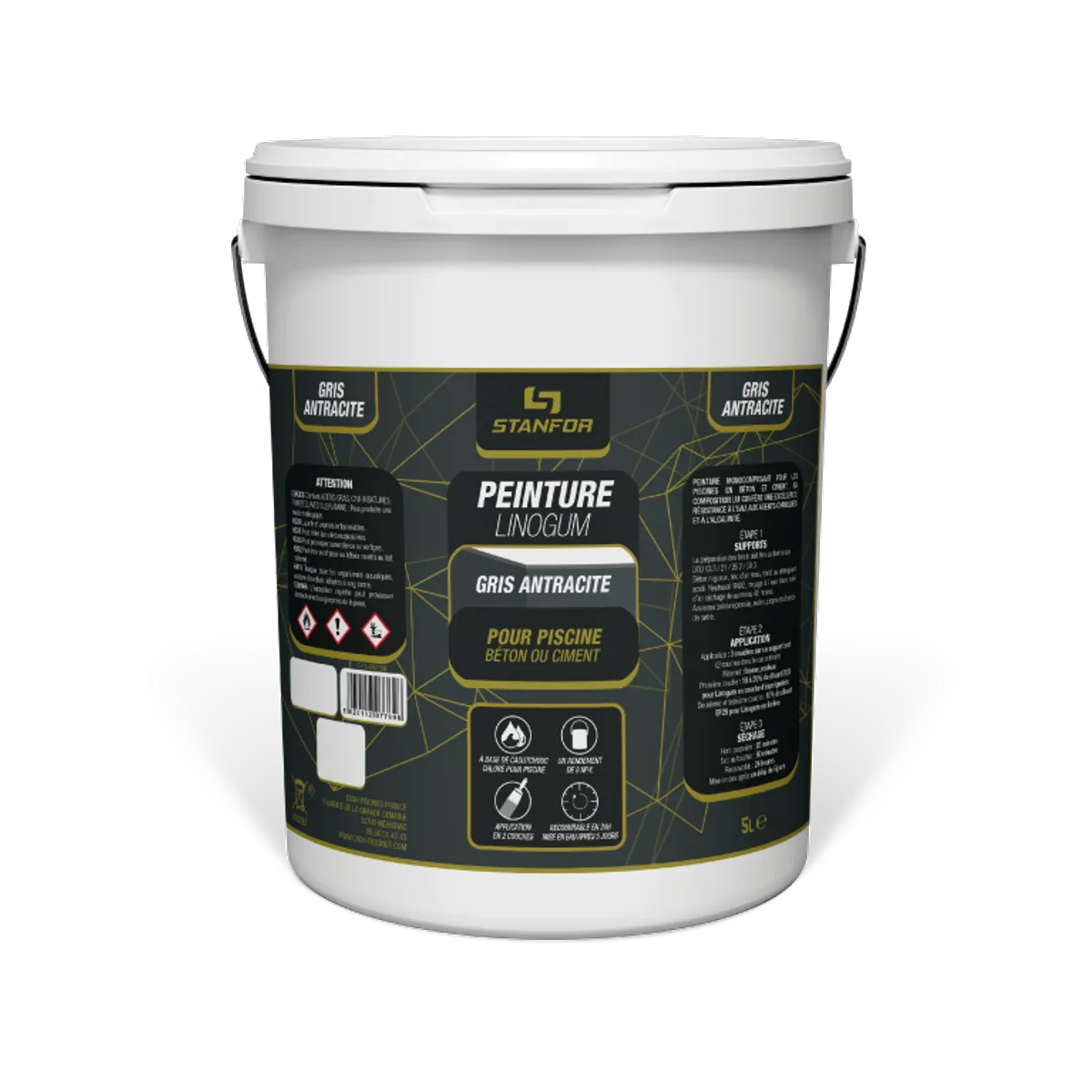 PEINTURE LINOGUM ANTHRACITE 5L