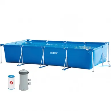 PISCINE INTEX METAL FRAME JUNIOR RECT. 4,50x2,20 H 0,84